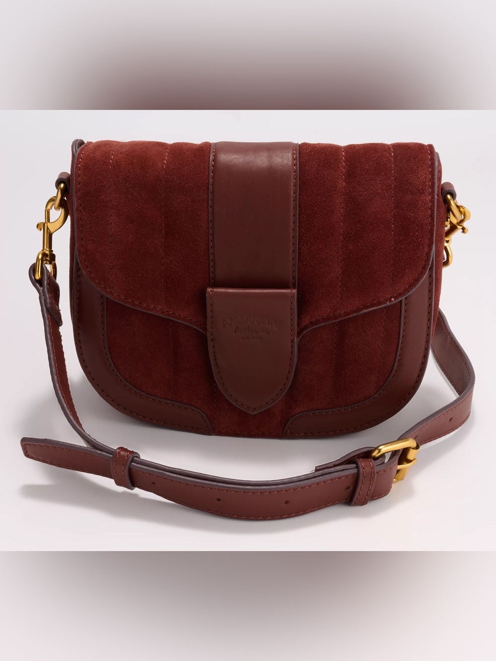 American Leather Co. Suede Crossbody